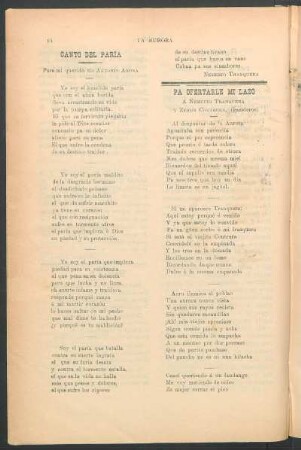 Canto del paria