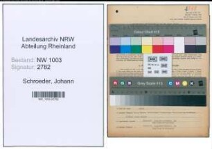 Entnazifizierung Johann Schroeder , geb. 15.10.1894 (Friseurmeister)