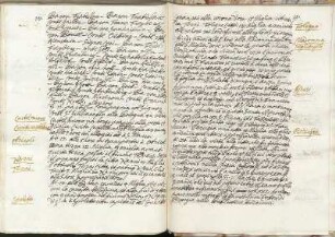 Tagebucheinträge von / appunti in diario di Reichsgraf Johann Heinrich Franz Emanuel Notthafft von Wernberg