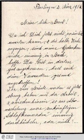 Brief vom 02.03.1916