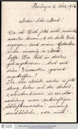 Brief vom 02.03.1916