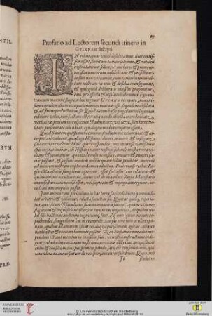 Praefatio ad lectorem secundi itineris in Guianam suscepti