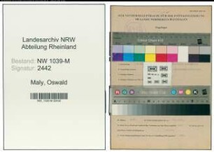 Entnazifizierung Oswald Maly , geb. 04.08.1910 (Bergmann)