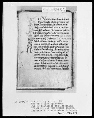 Epistolar — Initiale I (n diebus illis), Folio 8verso