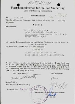 Schumm, Luise