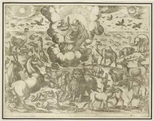 Gott erschafft die Tiere