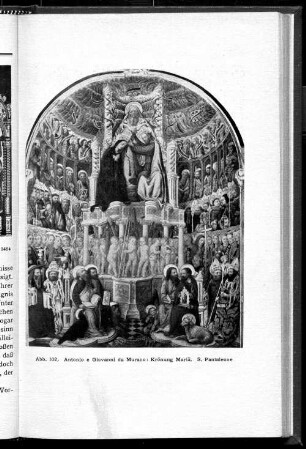 Abb. 102. Antonio e Giovanni da Murano: Krönung Maria. S. Pantaleone