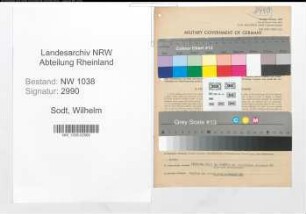 Entnazifizierung Wilhelm Sodt , geb. 28.06.1894 (Bahnbeamter)