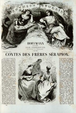 ConSer: Contes des frères Sérapion : [Sérapion, Le point do̕rgue u.a.]