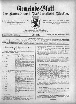 1900,39: No. 39, 30. September 1900