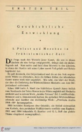 Erster Teil Geschichtliche Entwicklung