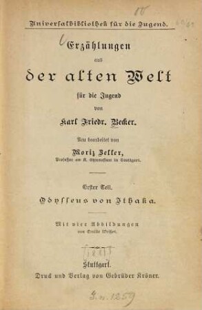 Erzählungen aus der alten Welt, 1