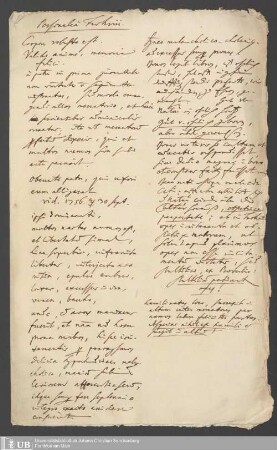 Krankenakte Johann Heinrich Frohn