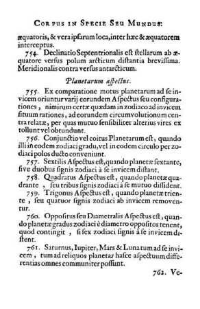 Planetarum aspectus.