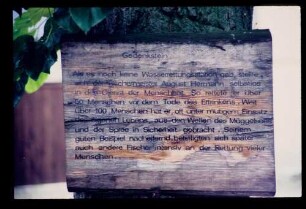 Rahnsdorf Tafel 17.9.87.