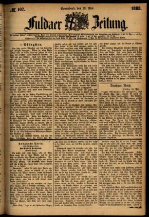 Ausgabe vom Samstag, den 12. Mai 1883.