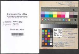 Entnazifizierung Kurt Mannes , geb. 03.04.1908 (Arzt)
