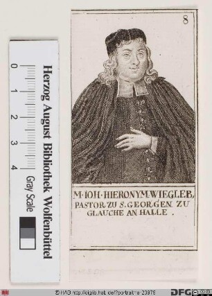 Bildnis Johann Hieronymus Wiegleb