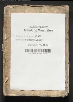 Materialien zum Verzeichnis der corveyschen Lehen und Vasallen