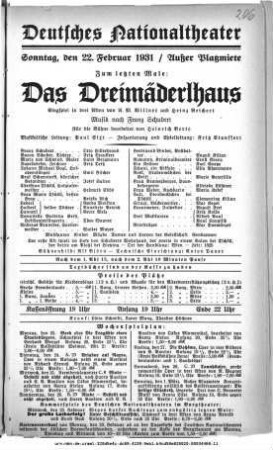 Das Dreimäderlhaus