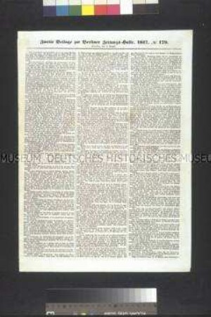 Zeitungsbeilage: Der Polenprozess. Berliner Zeitungs-Halle, Nr. 179, 2. Beilage; Berlin, 3. August 1847