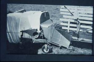 Fotografie: Lagertechnik, Folienschlauchsilo, Silage, Silopresse