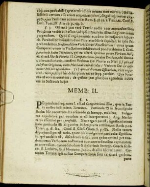 Memb: II.
