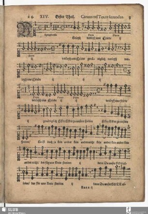 XIV. Verley uns Friede