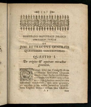 3-22, De Jure Retractus Gentilitii