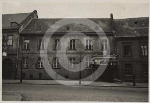 Bürgerhaus mit Portal in der Domstraße Breslau