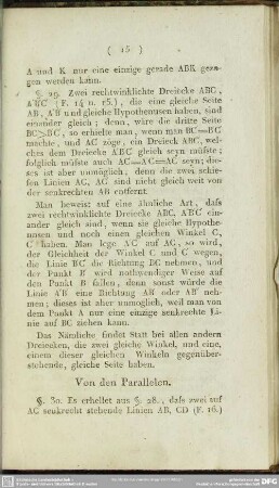 Von den Parallelen