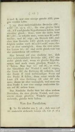 Von den Parallelen