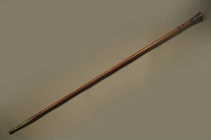 Gehstock mit figürlichem Metallknauf