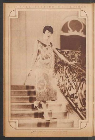 Elegante vestido de "soirée"