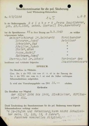 Reichert, Franz