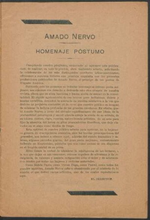 Amado Nervo - Homenaje póstumo