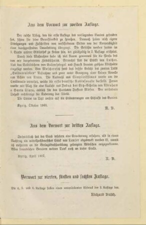 Vorwort zur vierten, fünften und sechsten Auflage