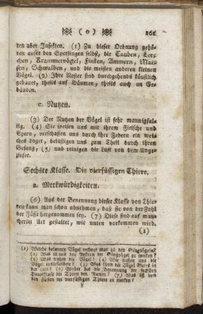 Sechste Klasse. Die vierfüssigen Thiere.