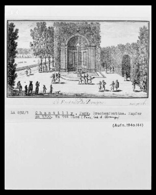 Chantilly, Park, Drachenfontäne
