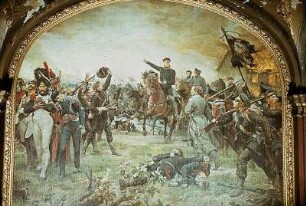 Die Schlacht bei Belle-Alliance (oder bei Waterloo) 1815