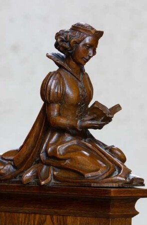 Frankreich. Alsace. Haut Rhin. Lautenbach. Kirche Saint Michel et Gangolphe. Detail