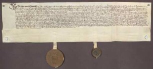 Vertrag zwischen dem Domkapitel zu Speyer und Konrad von Sickingen über die Freizügigkeit zwischen Bauerbach und Sickingen.