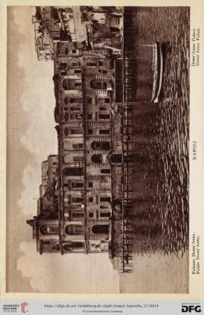 Napoli – Palazzo Donn’Anna. – Palais Donn’Anna. – Donn’Anna Palace – Donn’Anna Palast.