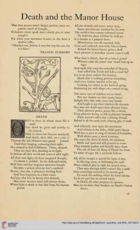 1: Death and the Manor House