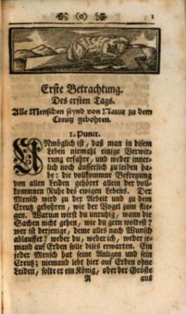 Des Bettenden Christen ... Geistliche Einsamkeit, 3. ... Zu Erhaltung der Gedult und des hohen Geists des Creutzes Abzihlend