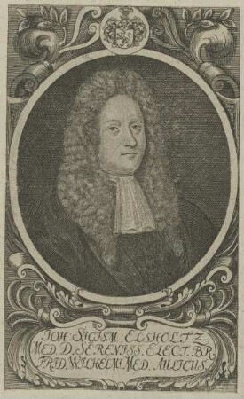 Bildnis des Joh. Sigism. Elsholtz