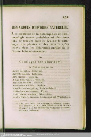 Remarques d'histoire naturelle