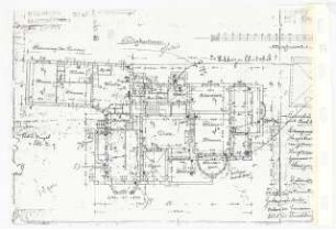 Landhaus Weber, Berlin-Nikolassee Umbau: Grundriss EG, 1:100