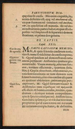 De Causis. Caput XXII.