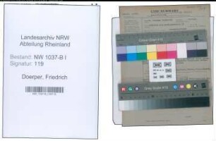 Entnazifizierung Friedrich Doerper , geb. 00.00.0000 (Gerichtsrat)